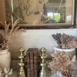 Pair of brass bookends