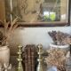 Pair of brass bookends