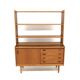 Scandinavian teak and oak secretary, Sweden, 1960