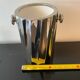 Silver-plated metal bottle cooler