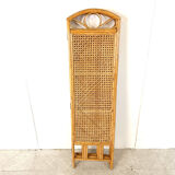 Bamboo room divider or folding screen, 1970s