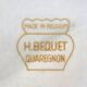 H. Béquet Quaregnon wall plate, 1950s