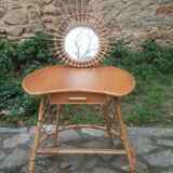 1960s rattan hairdresser's chair