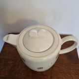 Teapot in half-porcelain of Lunéville late XIXth century