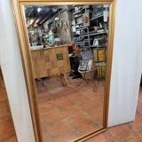 Gilded mirror with beveled mirror