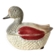 Canard en céramique barbotine