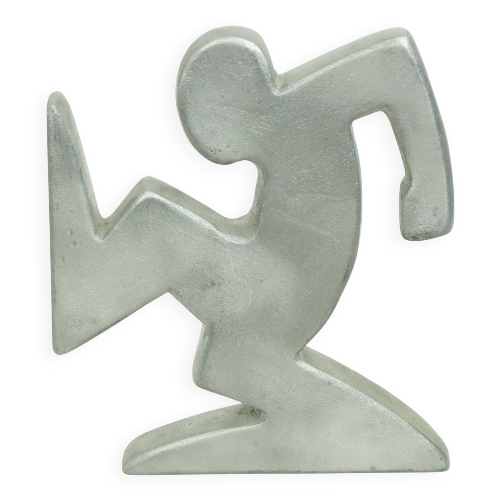 La Linea Osvaldo Cavandoli Design Bookend Metal