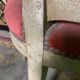 Suite de 8 chaises barrettes de style Louis XVI 1950