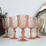 6 glasses a rose wine