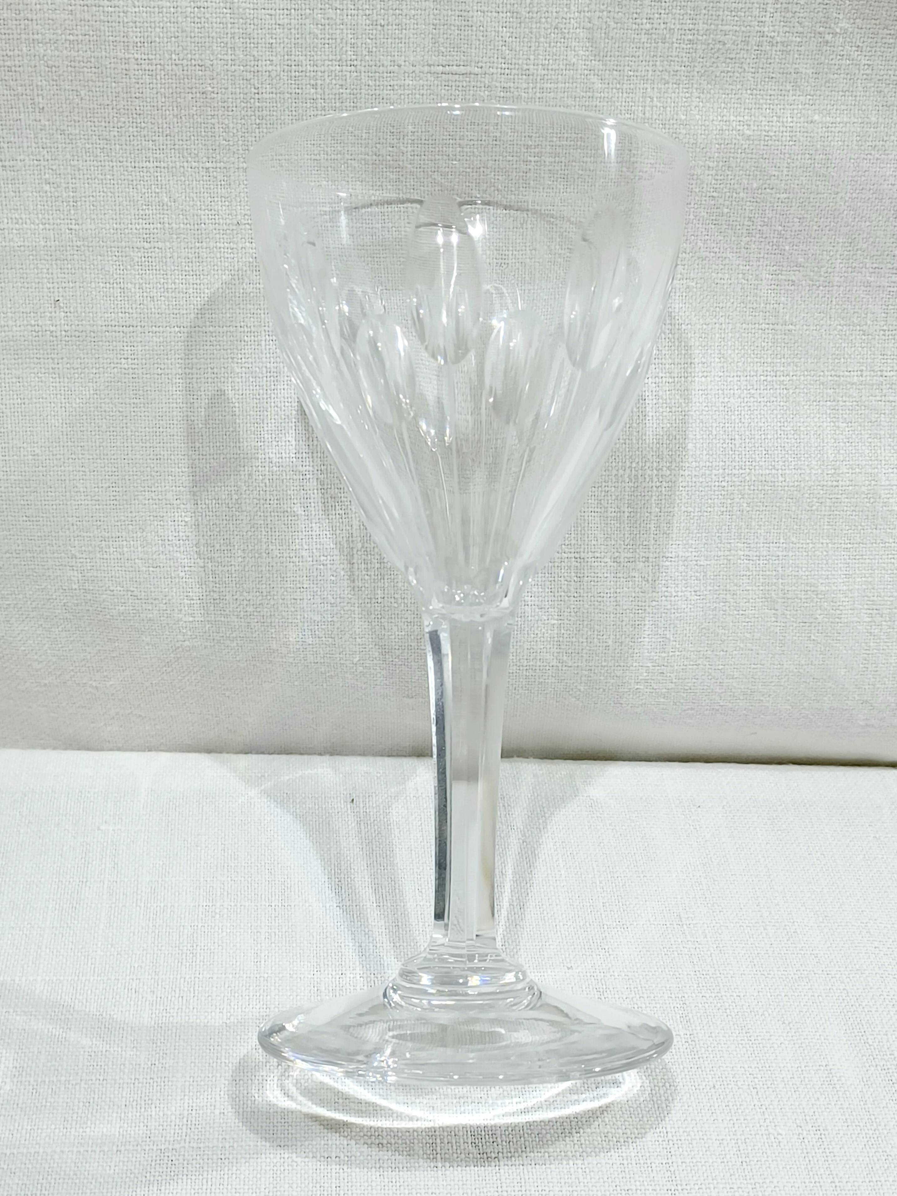 Val Saint Lambert - 12 Nestor Hamlet Liqueur Glasses