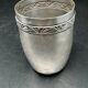 White metal (silverware) cup in its original box
