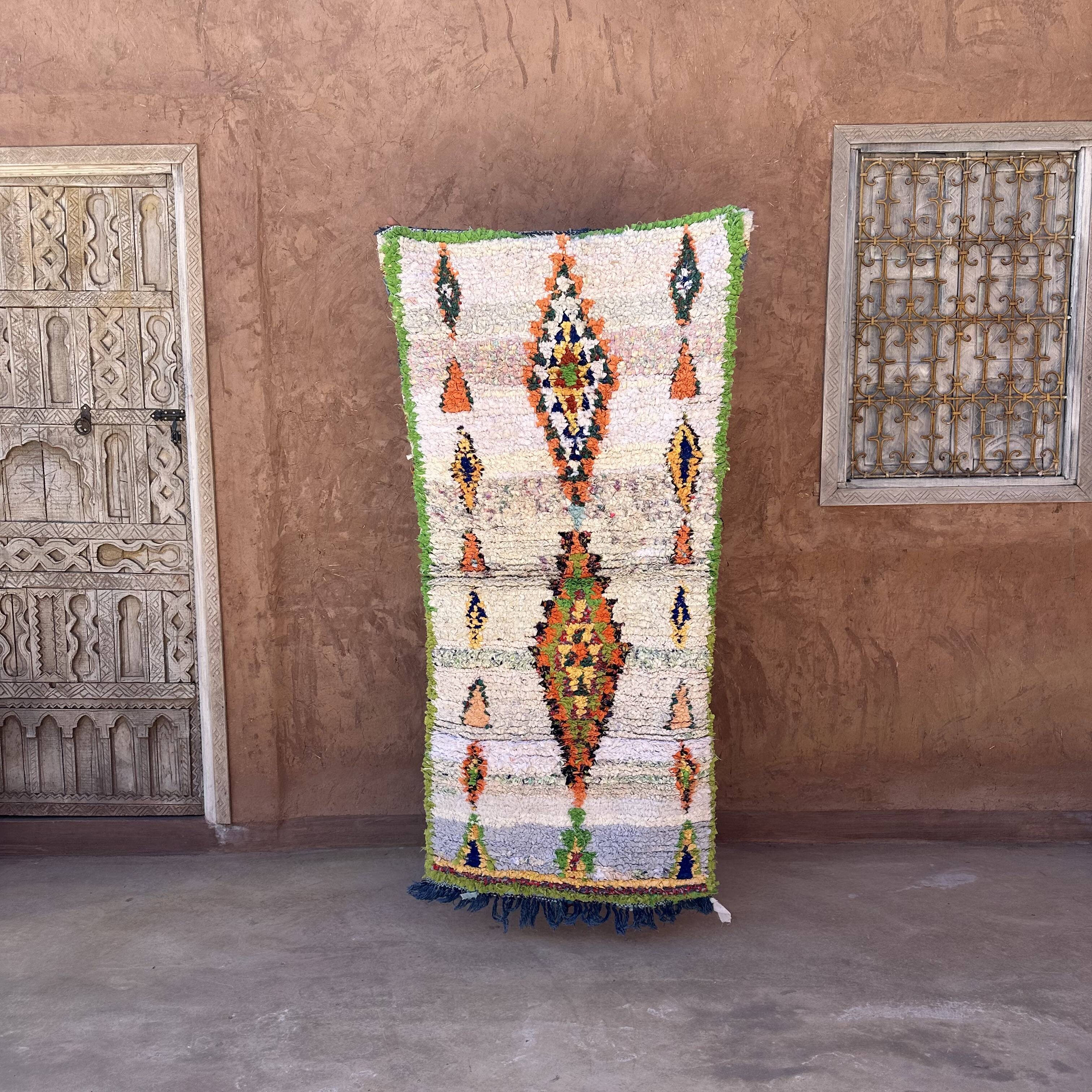 Colorful Moroccan rug - 83 x 167 cm