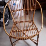 Rattan armchair