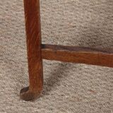Square game table in marquetry, early 20th century