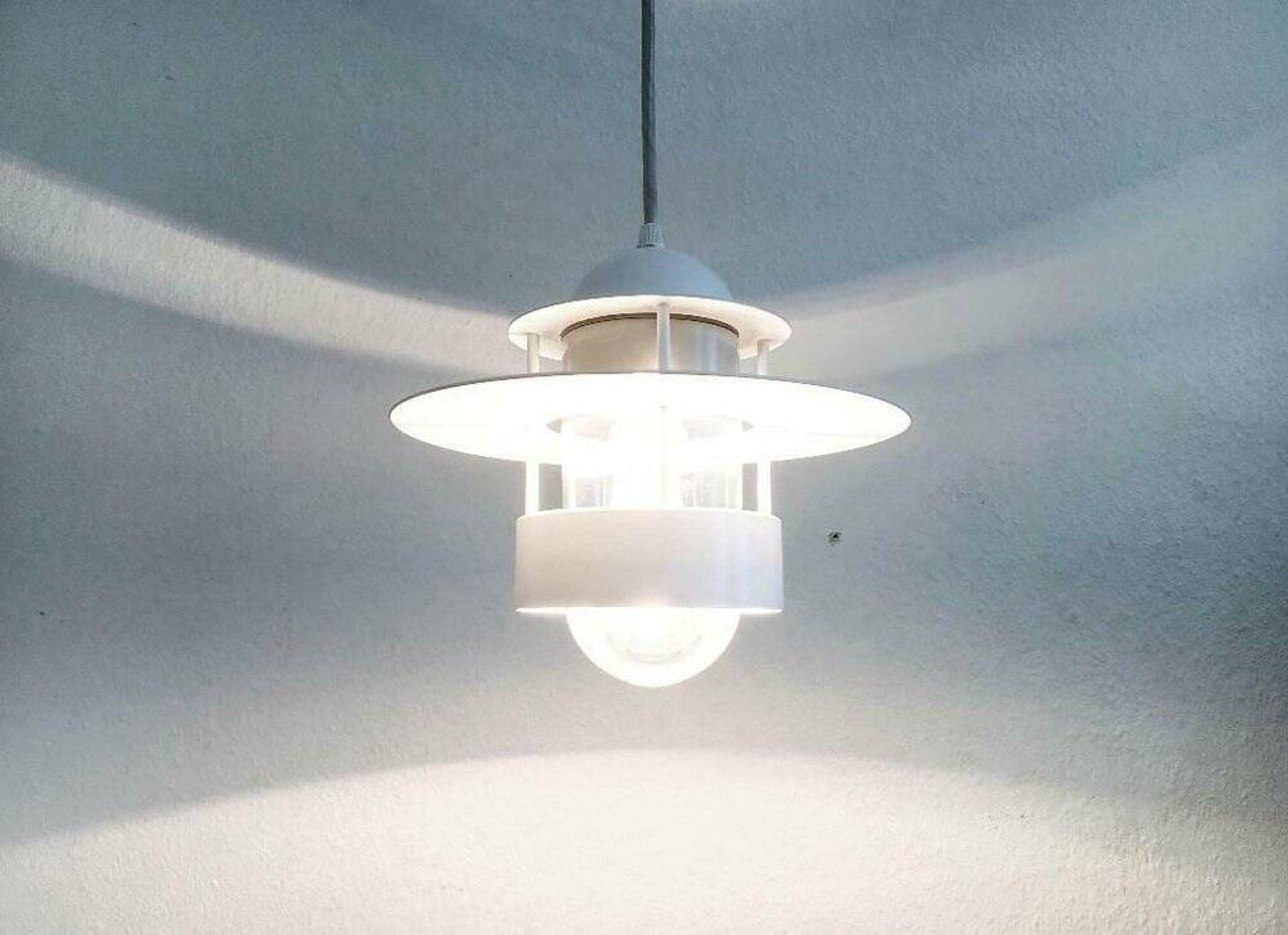 Mid-century Albertslund suspension by Jens Møller Jensen for Louis Poulsen, 1960s.