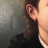 Artheme Denis, portrait of a young woman. Oil on canvas signed and dated 1885