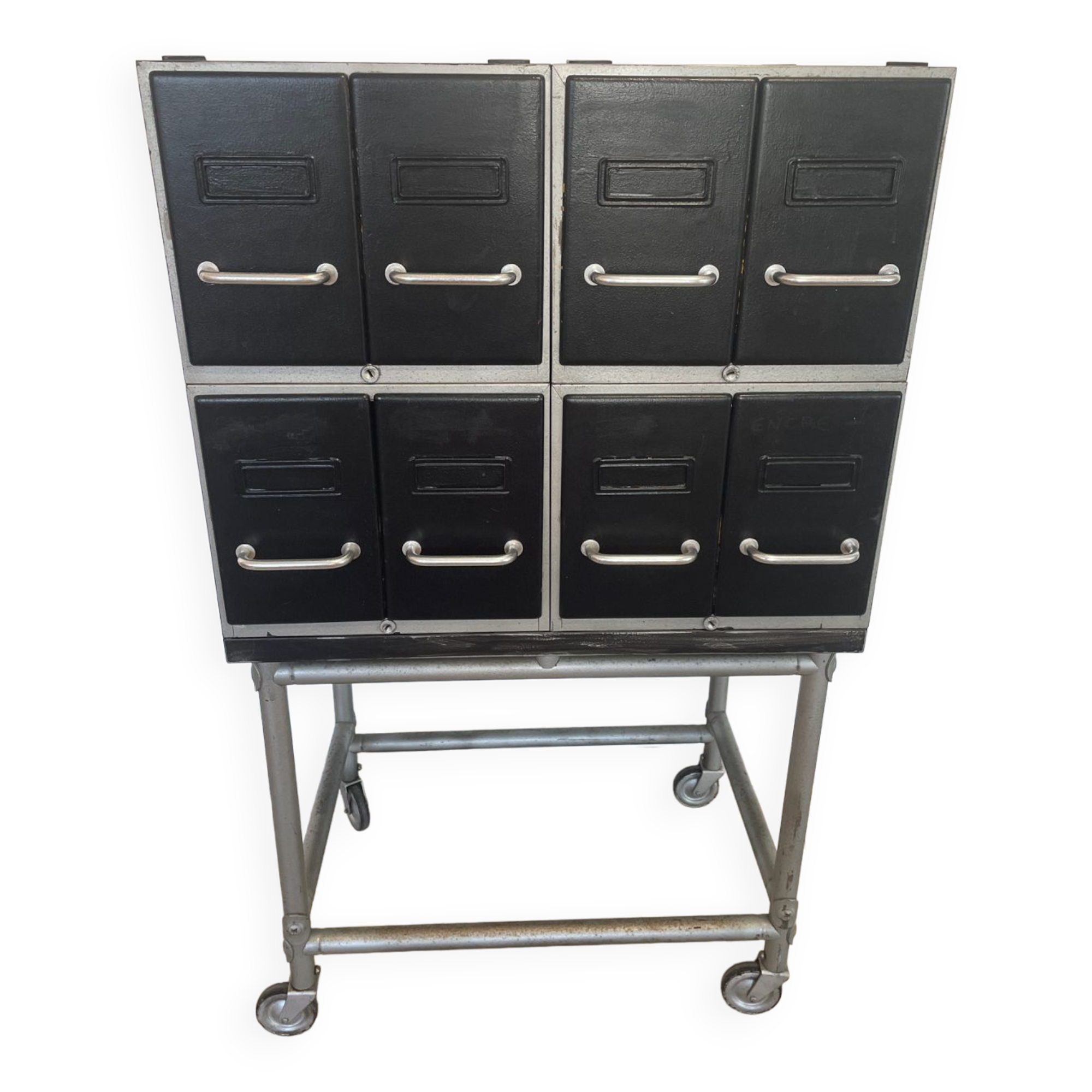 Industrial craft furniture with drawers