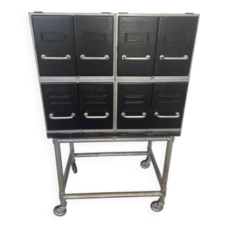 Industrial craft furniture with drawers