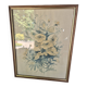 Faded flower frame painting