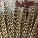 Sun mirror with golden bevelled flat mirror - 87 cm