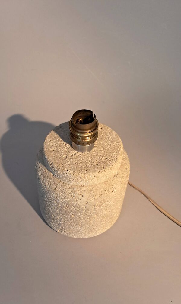 Lampe de chevet en travertin 1960