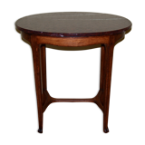 Art Nouveau oval console table