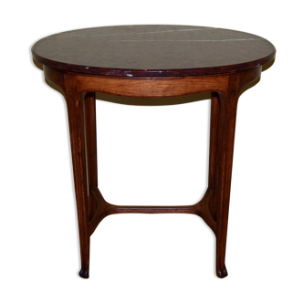 Art Nouveau oval console table