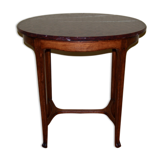 Table console ovale art nouveau
