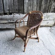 Fauteuil ancien en rotin pour enfant