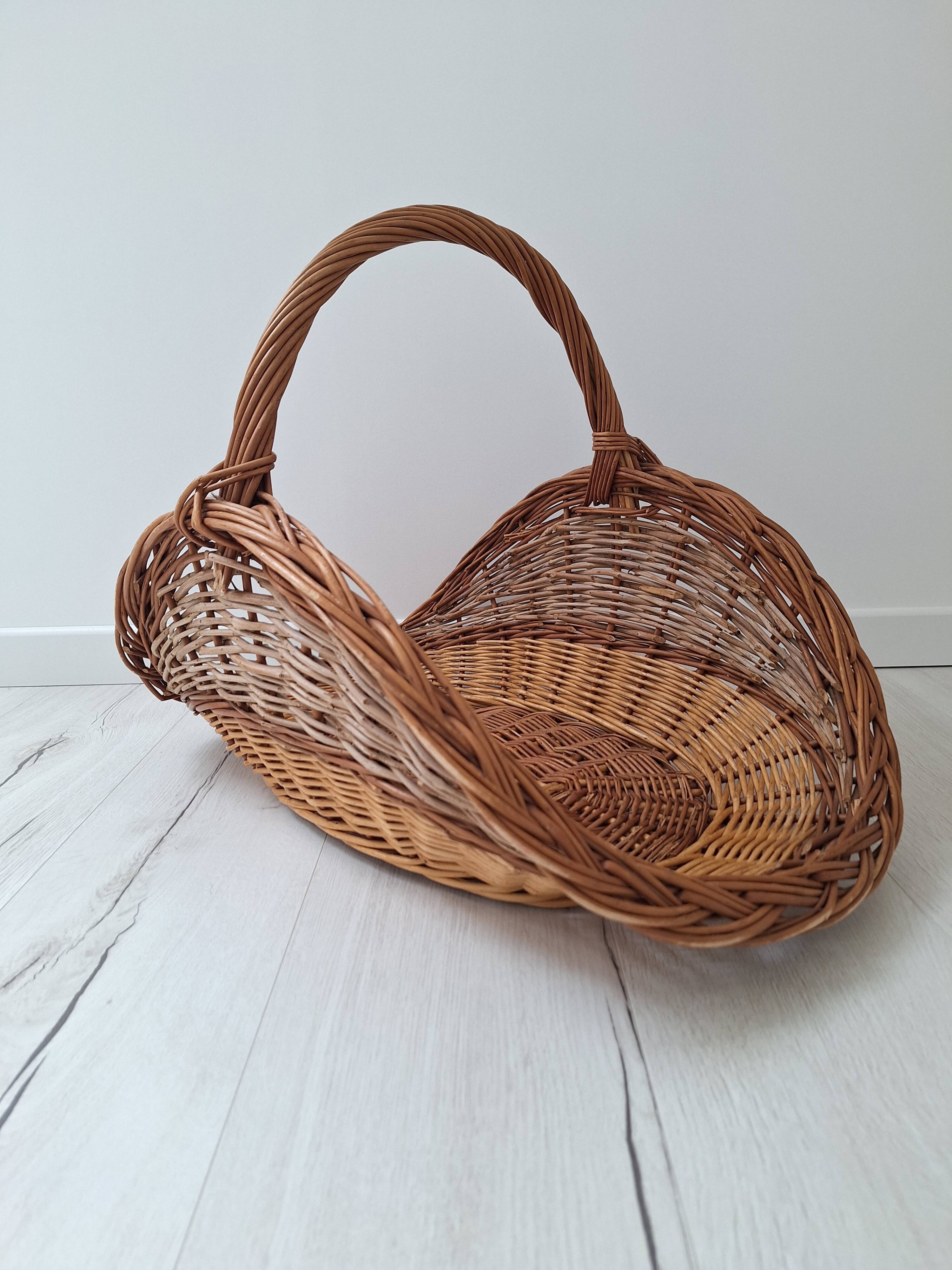 Vintage log basket