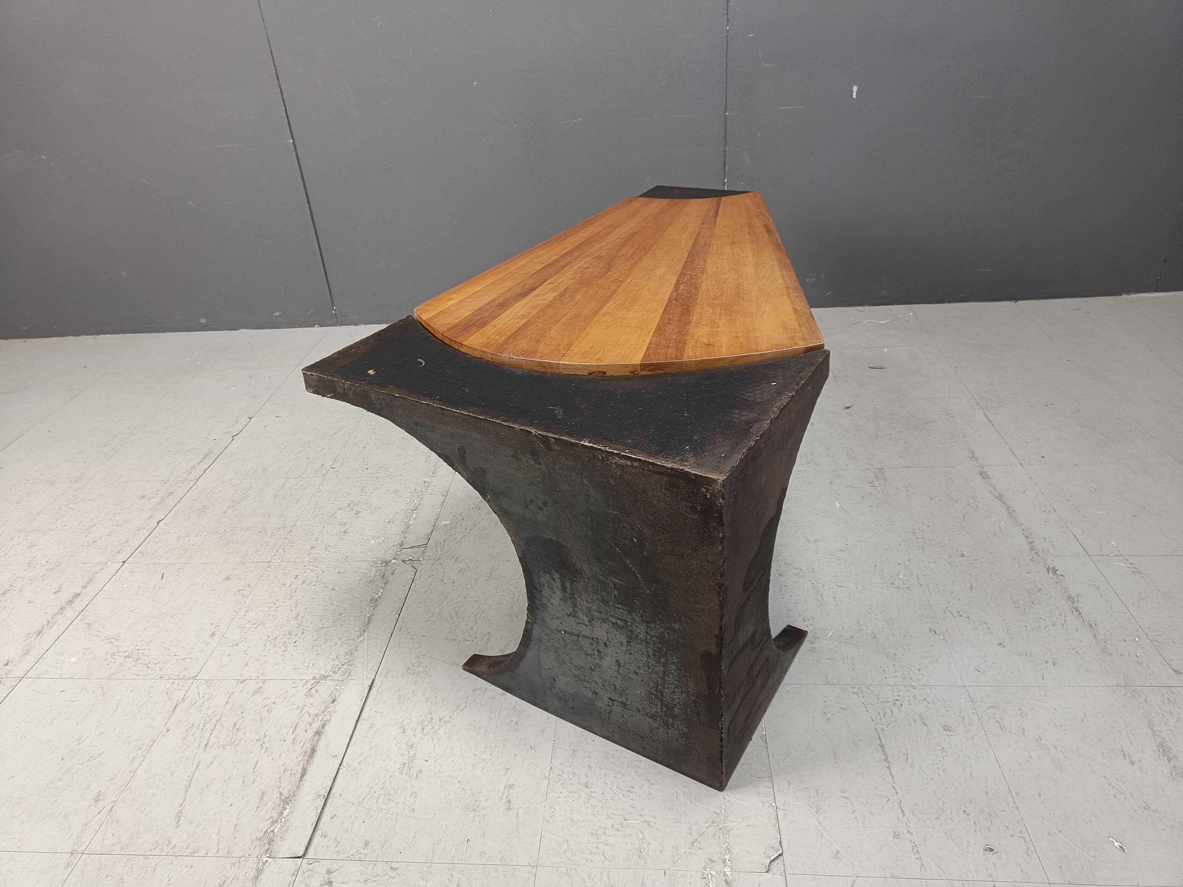 Brutalist coffee table, 1970s