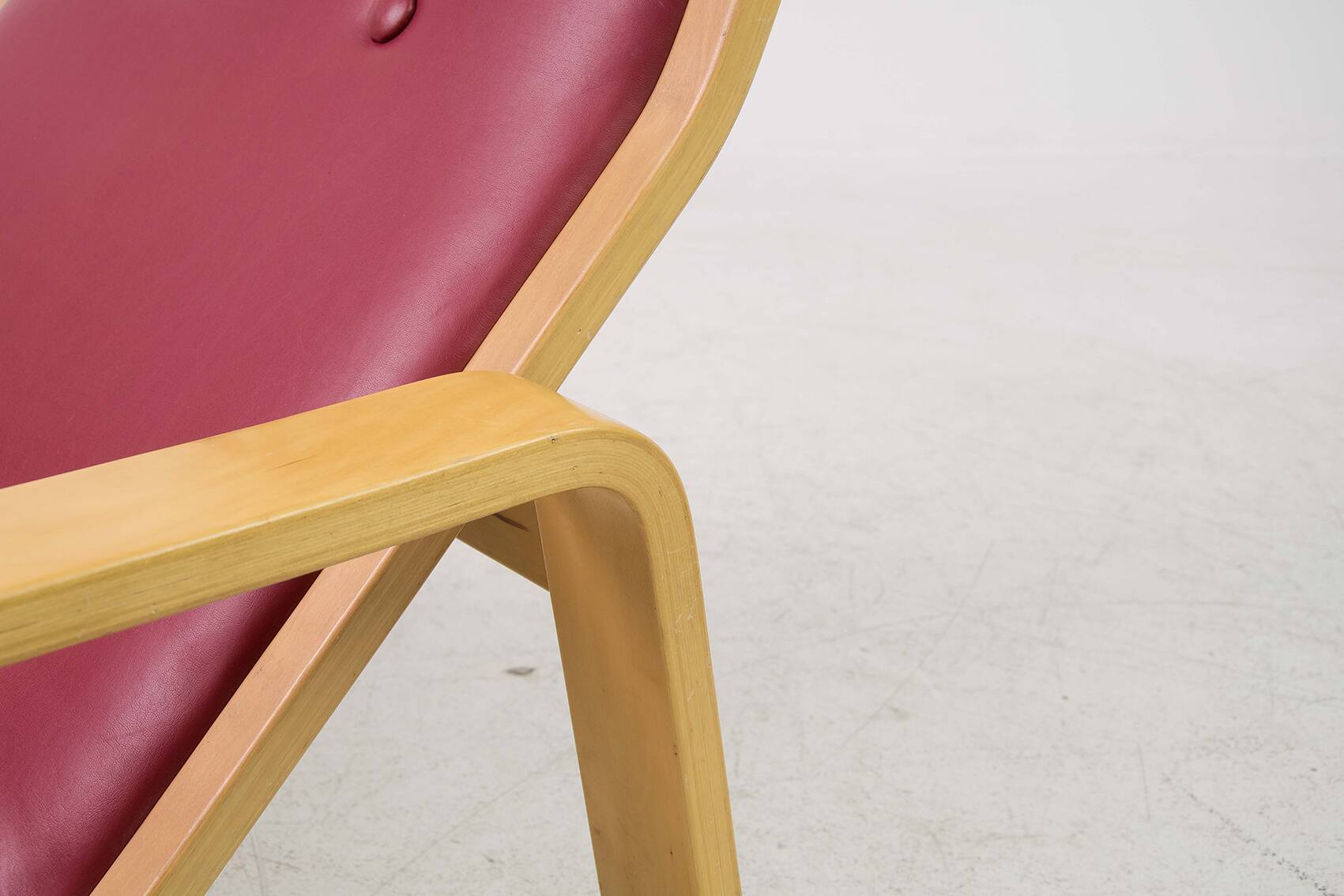 llmari Lappalainen for Asko vintage chair model 'Pulkka'
