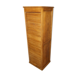 Light oak curtain binder