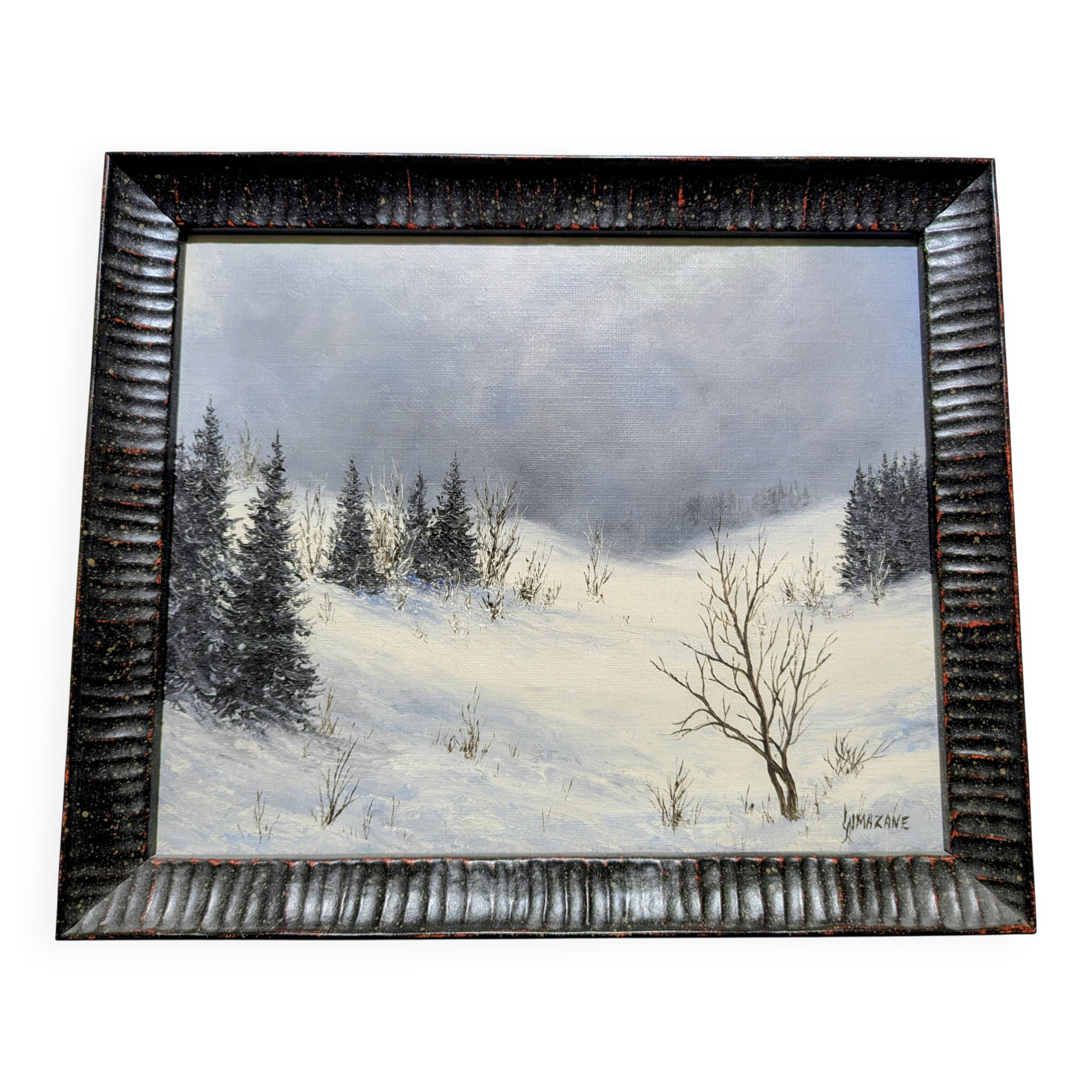 Paysage neige jura jc gimazane