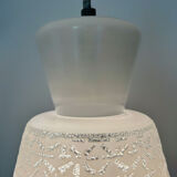 Designer glass pendant light from the 60s