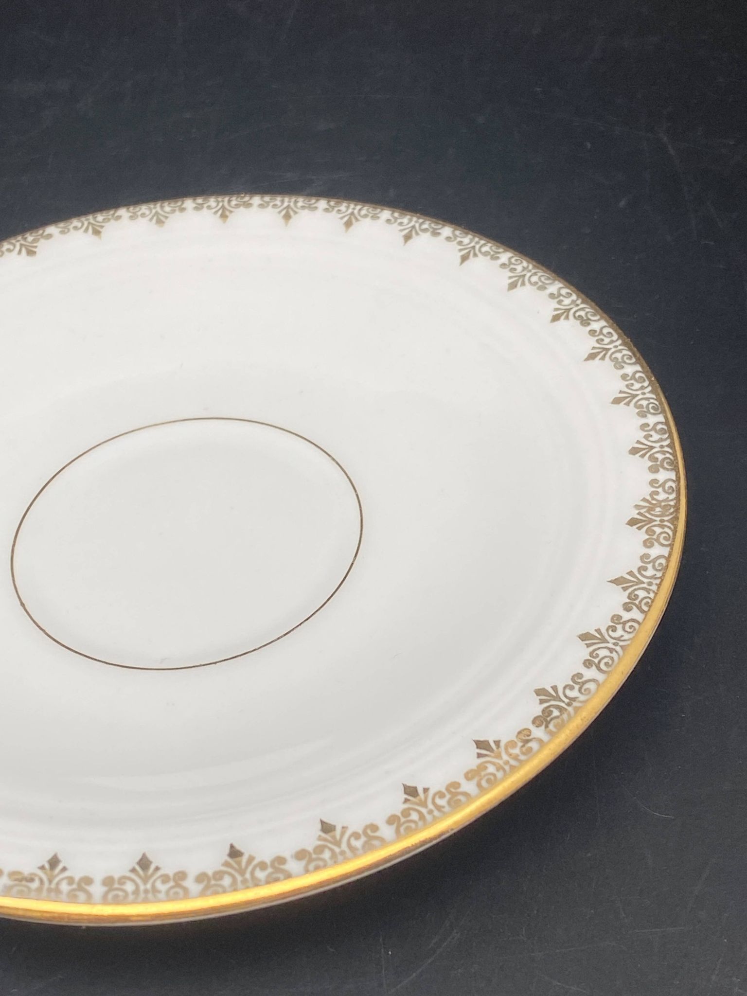 Service à thé/café porcelaine de Limoges blanche et dorure – MPM0724SV1