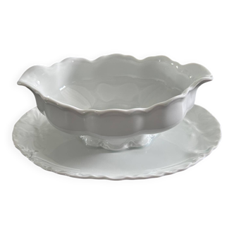 Saucière classique en porcelaine