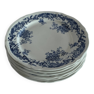 Assiette à dessert fleur bleu Villeroy et Boch