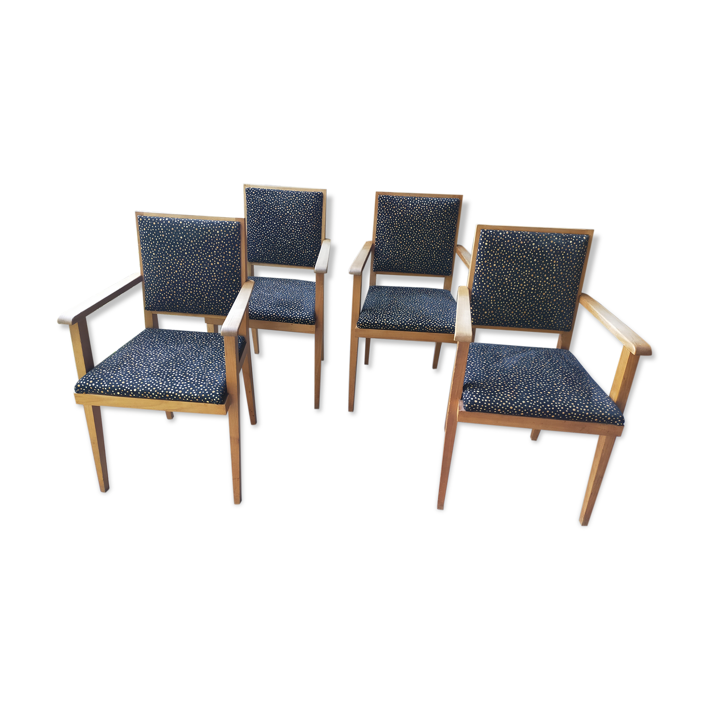 Set of 4 bridge chairs