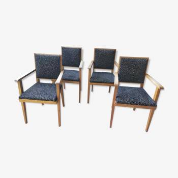 Set of 4 bridge chairs