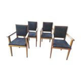 Set of 4 bridge chairs
