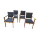 Set of 4 bridge chairs