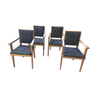 Lot de 4 fauteuils bridge
