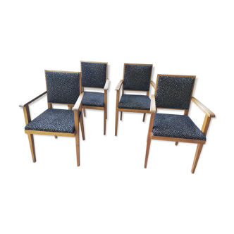 Set of 4 bridge chairs