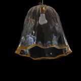 La murrina ceiling lamp in murano glass, italy 1970's