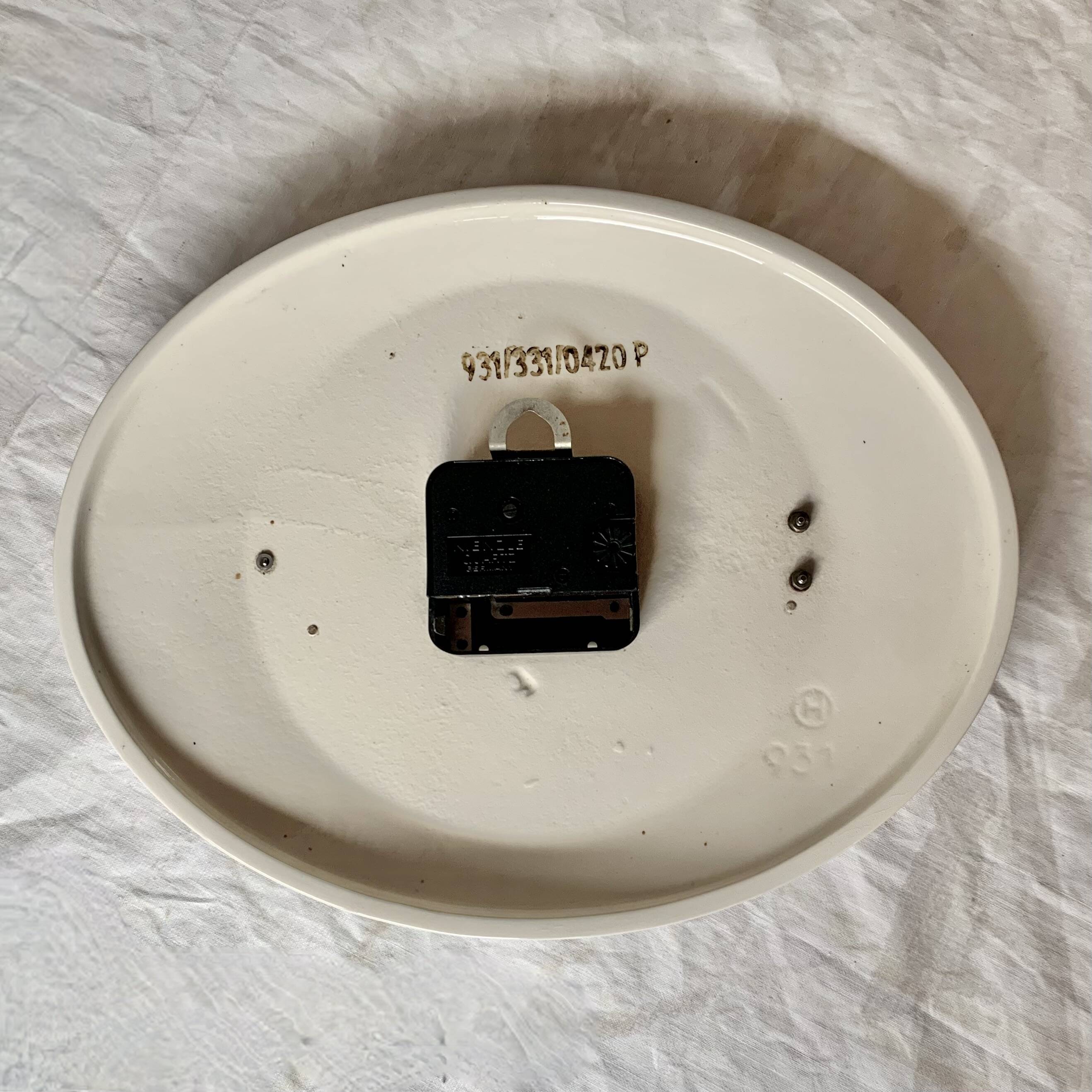 Junghans vintage ceramic wall clock