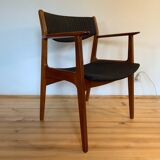 Designer chair Henning Kjærnulf, Soro Stolefabrik, Denmark, 1960s