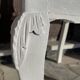 Antique Baroque chair redesigned in Zebra fabric