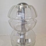 Lampadaire italien en verre space age, années 1980