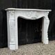 Louis XV style fireplace in Carrara marble circa 1980